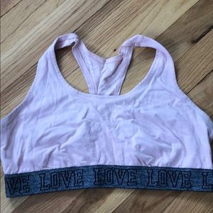 Victoria secret t shirt sports bra